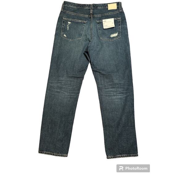 AG Womens Phoebe Vintage Distressed High-Waisted Cotton Tapered Leg Jean Size 31 - Picture 3 of 8